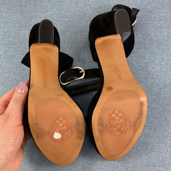 Vince Camuto Cheetah Print High Heel Sandals Size 6.5 - Picture 7 of 9